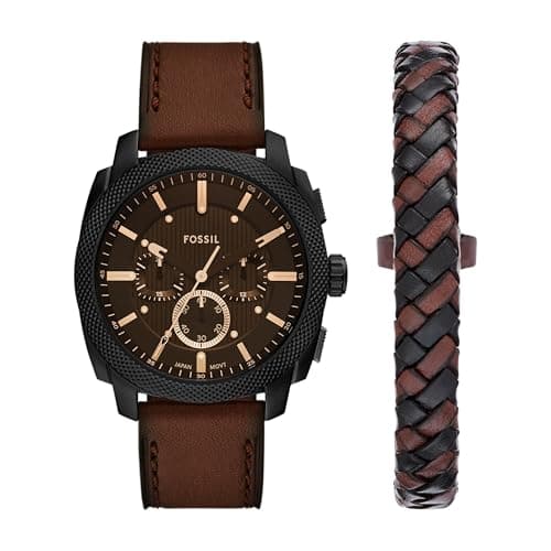 Fossil Machine Chronograph Watch and Bracelet Set FS6102SET