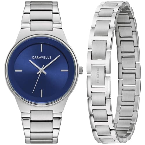 Caravelle Modern Watch and Bracelet Box Set 43K101
